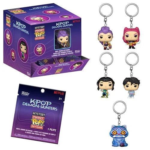 KPop Demon Hunters Blind Bag Funko Pocket Pop! Key Chain Case of 12