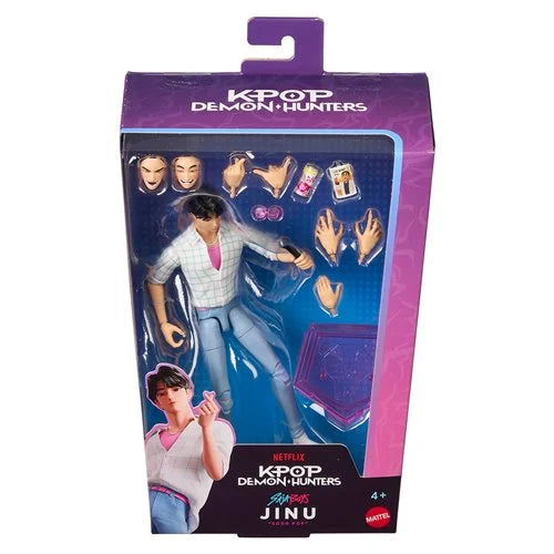 KPop Demon Hunters Mattel Saja Boys Jinu Soda Pop Action Figure Collectible Toy