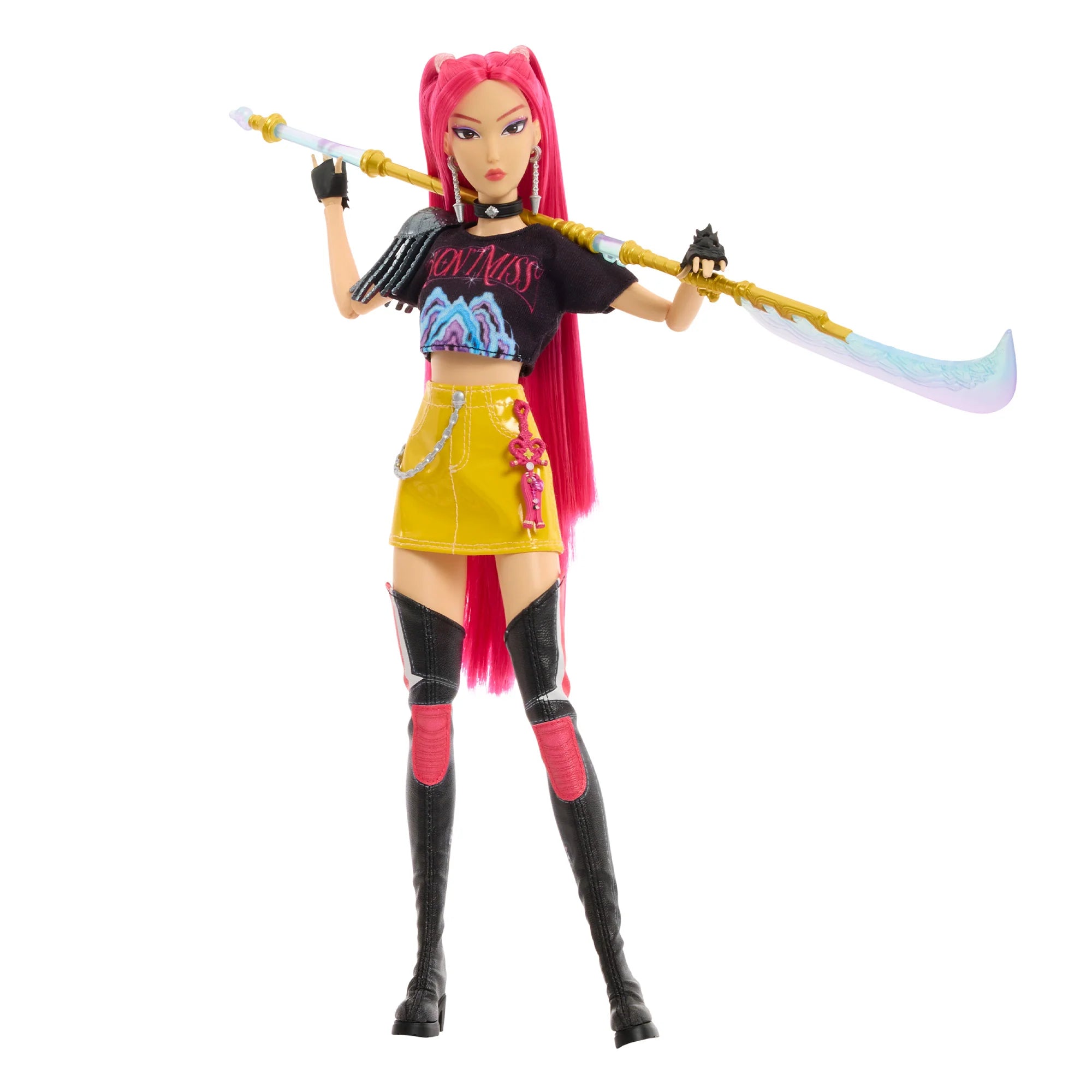 KPop Demon Hunters Mattel HUNTR/X Mira How It's Done Collectible Fashion Doll