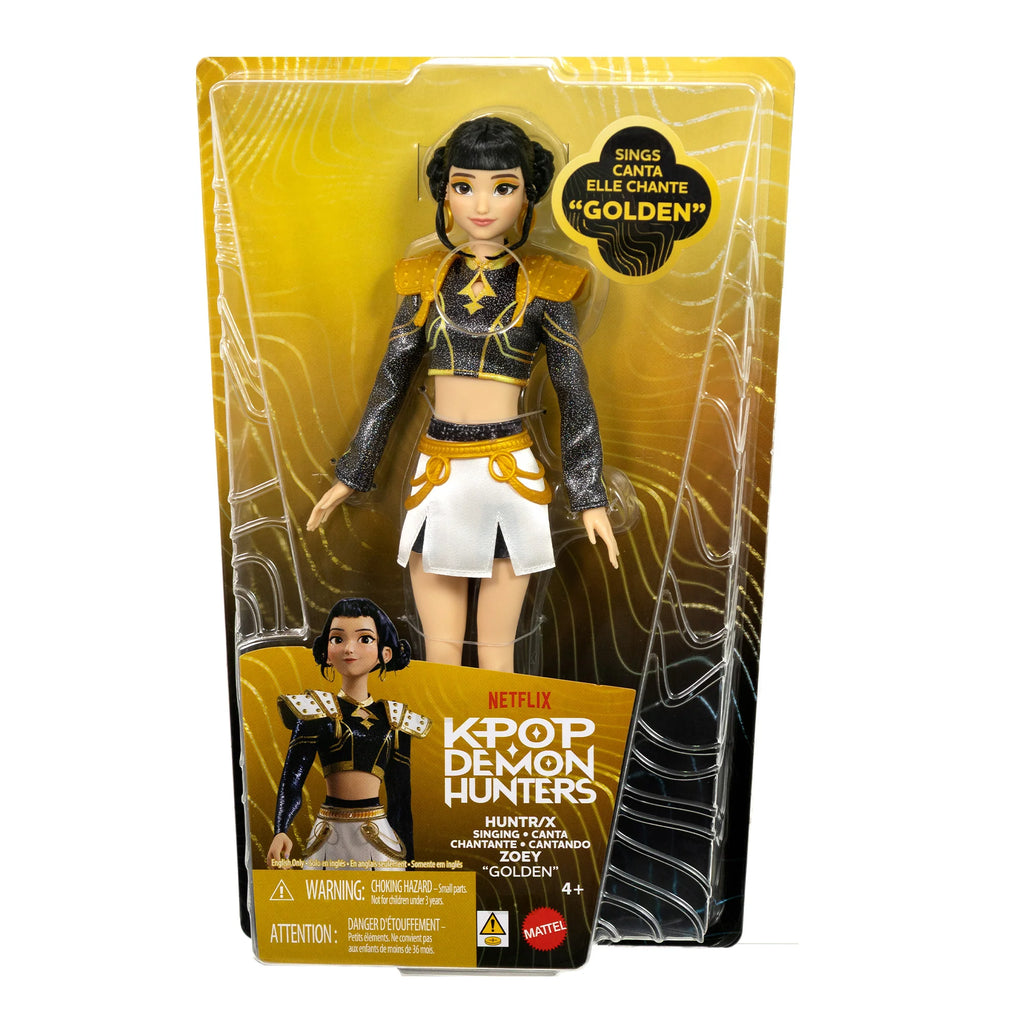 KPop Demon Hunters HUNTR/X Zoey Golden Singing Doll