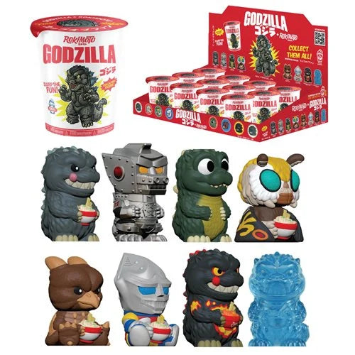Godzilla Rokimoto Wave 2 Cup Vinyl Figure Display Case of 12