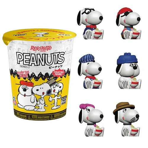 Peanuts Rokimoto Series 2 Cup Vinyl Figure Display Case of 12