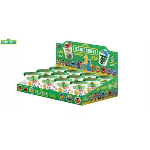 Sesame Street Rokimoto Cup Vinyl Figure Display Case of 12