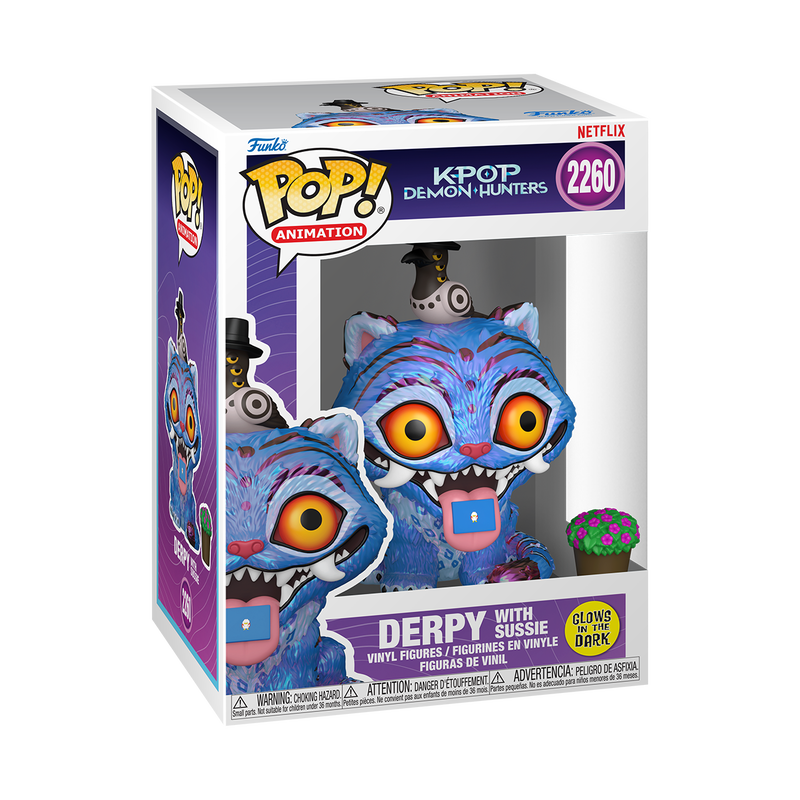 KPop Demon Hunters Derpy with Sussie Glow in the Dark Funko Pop