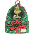Grinch Christmas Present Mini-Backpack