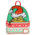 Grinch Christmas Sweater Mini-Backpack
