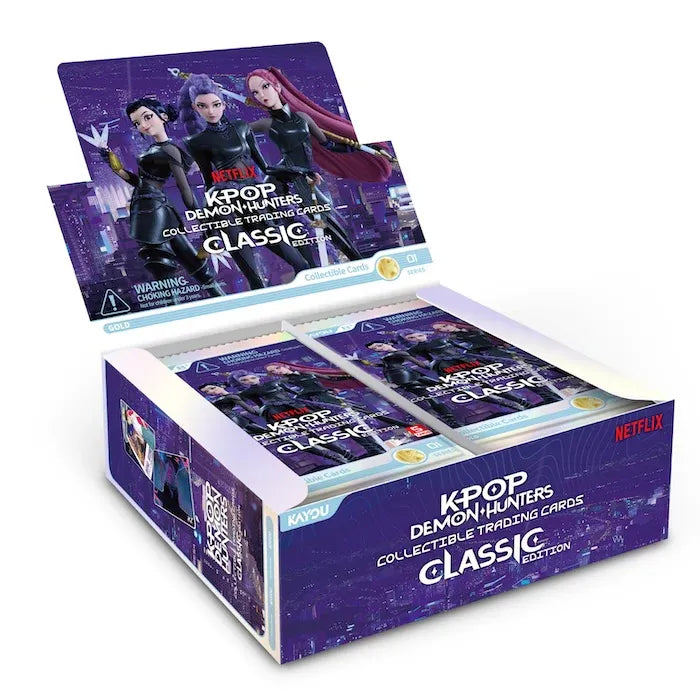 KPop Demon Hunters - Collectible Trading Cards - Classic Edition - Display Box